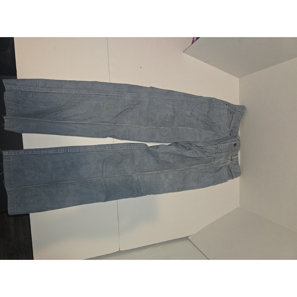 VTG 70s Zeppelin Straight Leg Corduroy Pants Fits 31x35 1/2                 #215